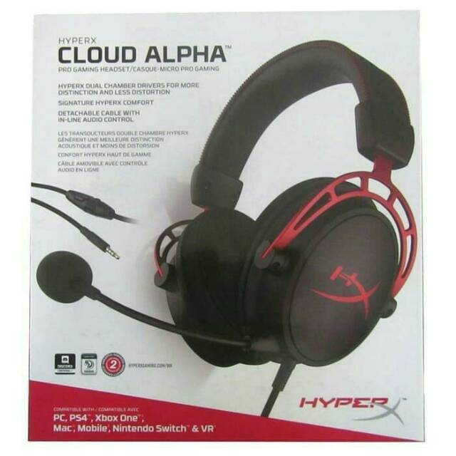 HEADSET HYPER X CLOUD ALPHA GAMING