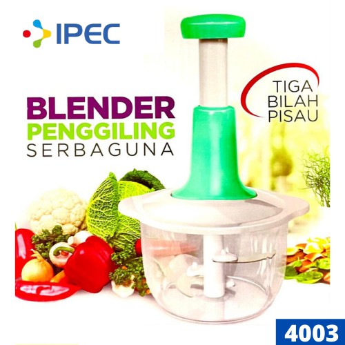 Chopper bumbu manual Blender Penggiling Daging Manual-Chopper Pencacah Bumbu Serbaguna 4003