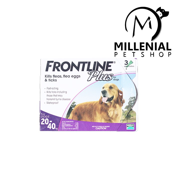 Obat anti Kutu Anjing Tetes Frontline Plus Large Dog 20-40kg per pcs