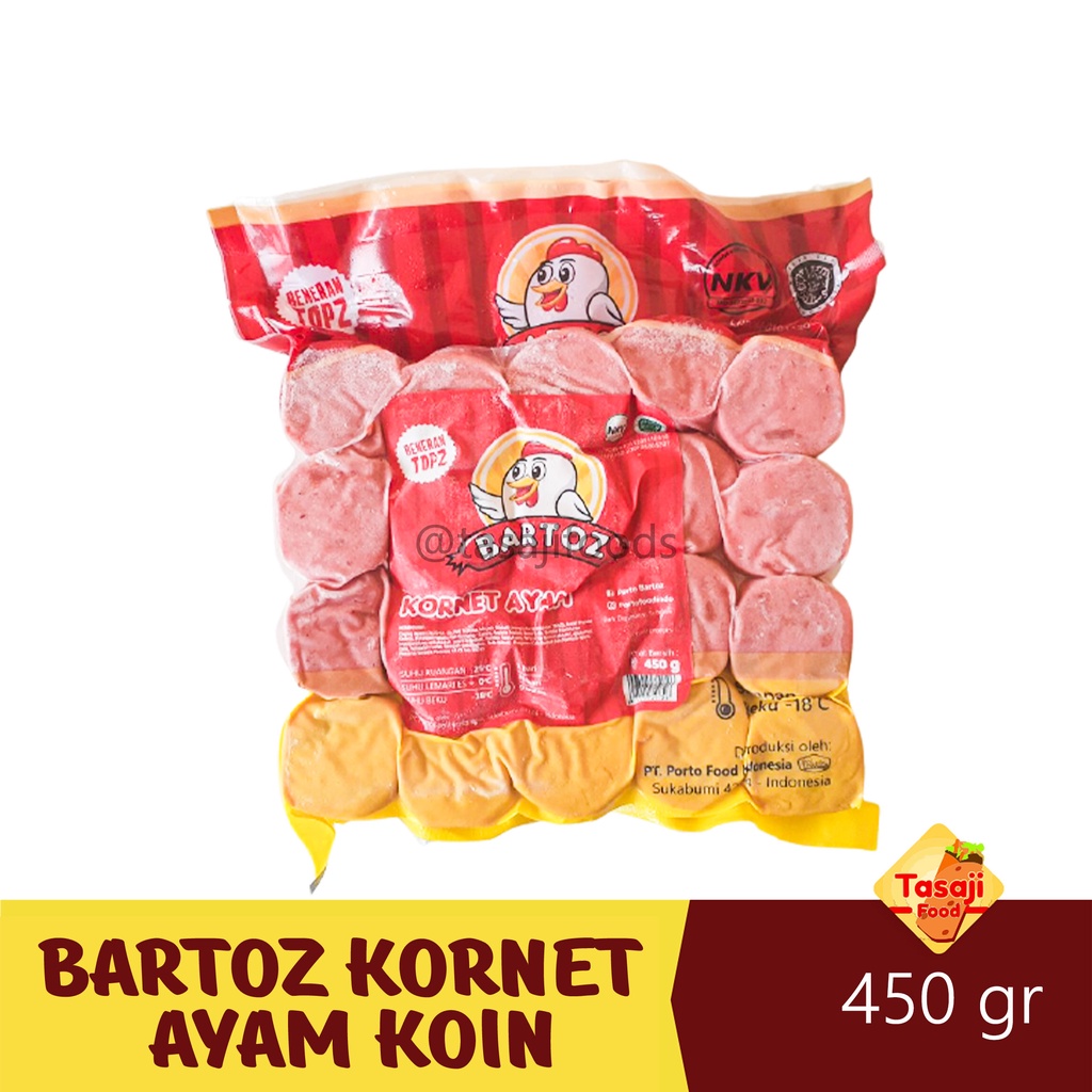 

BARTOZ Kornet Ayam Koin 450 Gram