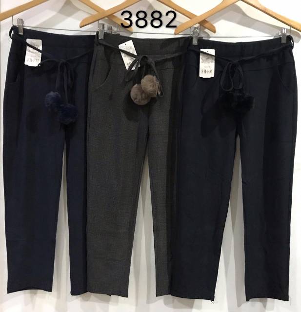 Celana Wanita Zara Import Polos 3882# 7881#