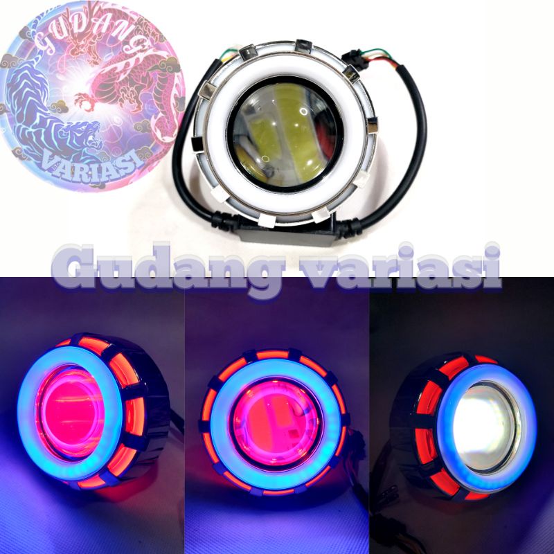 GEN 2 PROJIE JAUH DEKAT LAMPU DEPAN UTAMA MOTOR PROJI HIGH LOW HI LOW SEMUA MOTOR MATIC BEBEK SUPRA JUPITER Z JUPITER MX BEAT