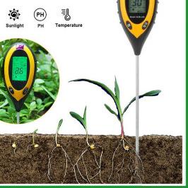 pengukur suhu tanah Ph Meter digital Tester Soil Survey 4 in 1 - - SOIL 4 IN 1