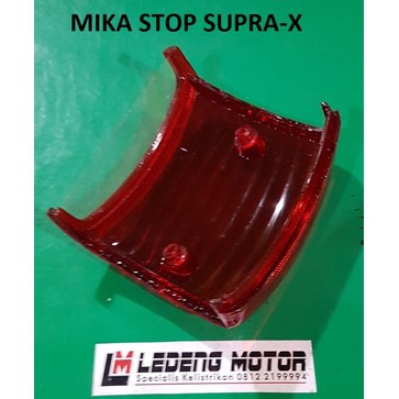 Mika Stop Supra-X Lama 100cc Kaca Lampu Rem Only lokal