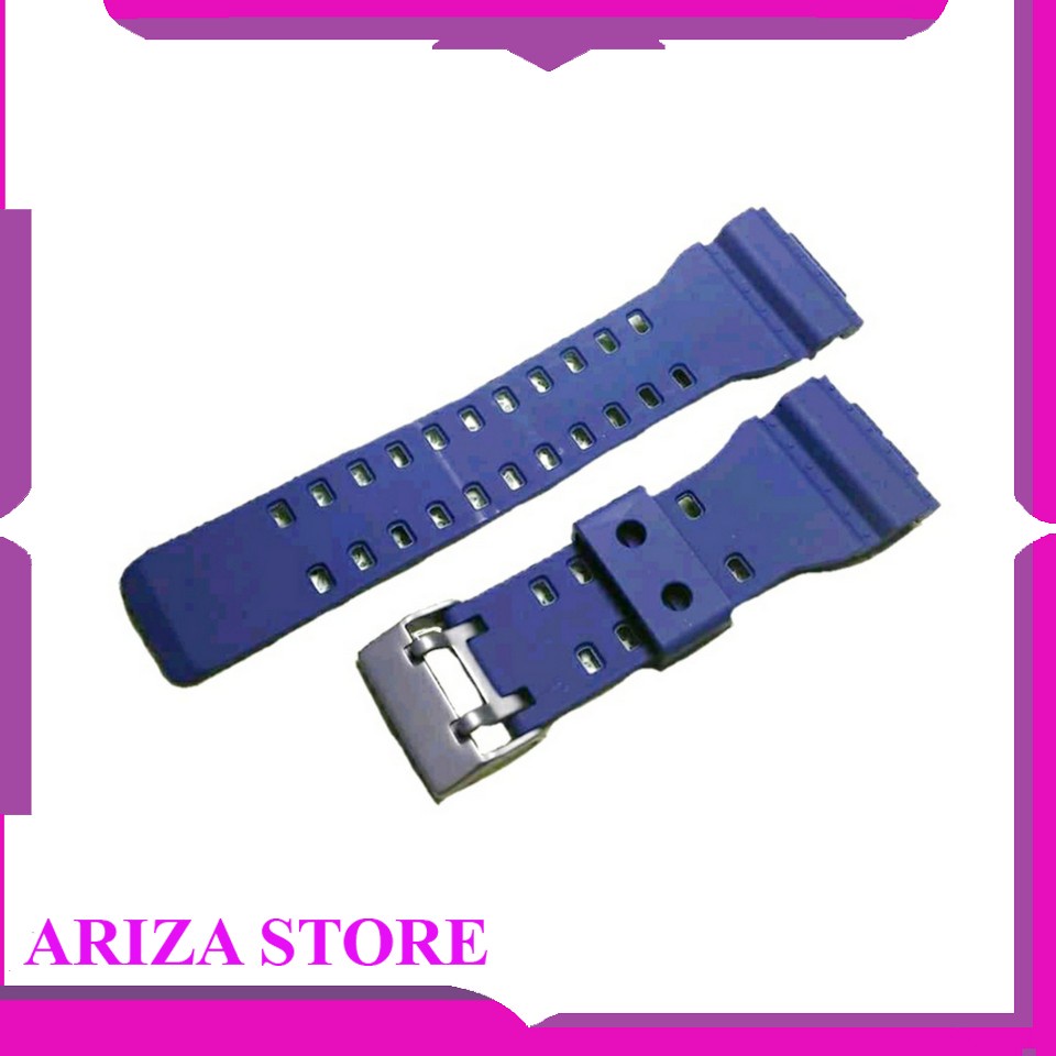 Tali Jam Tangan Casio G-Shock GA-100 Biru Navy Premium Waterproof