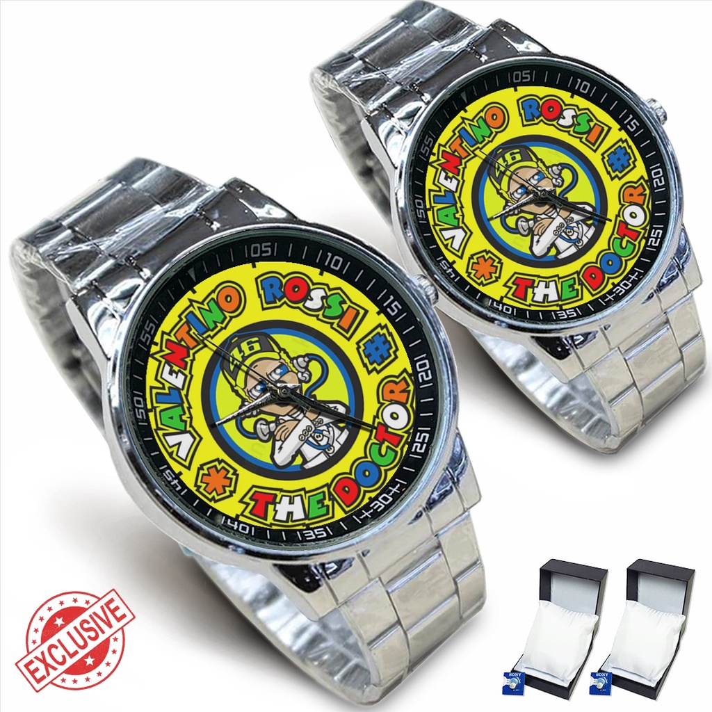 Jam Tangan Rantai Couple VALENTINO ROSSI 46 (Nice)