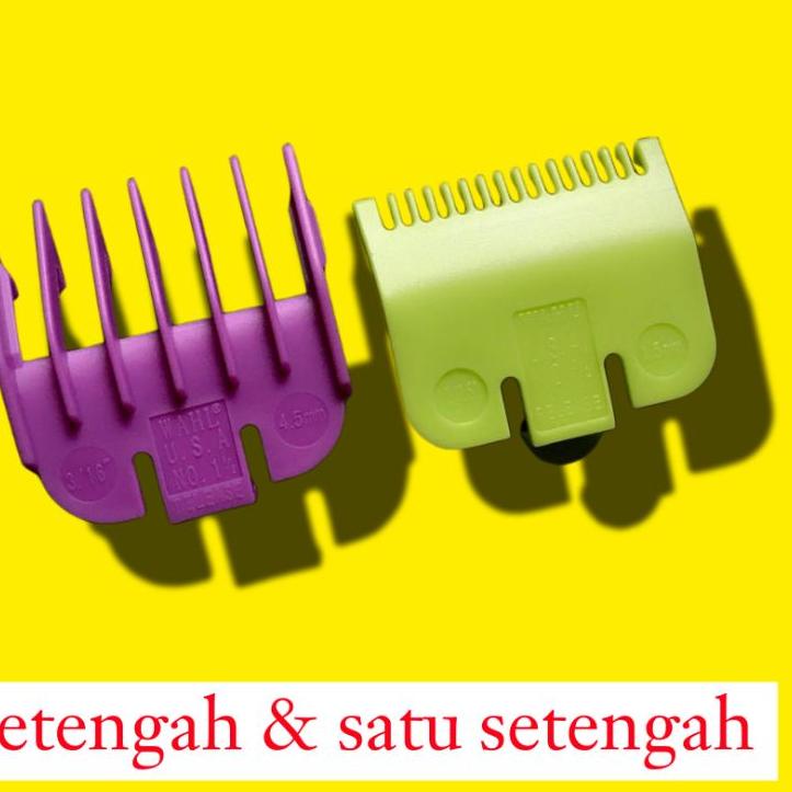 kode Qq7Q1-- sepatu ukuran 0.5 dan 1.5 guard clipper 0,5 1 1,5 tapak mesin cukur rambut unduk kliper