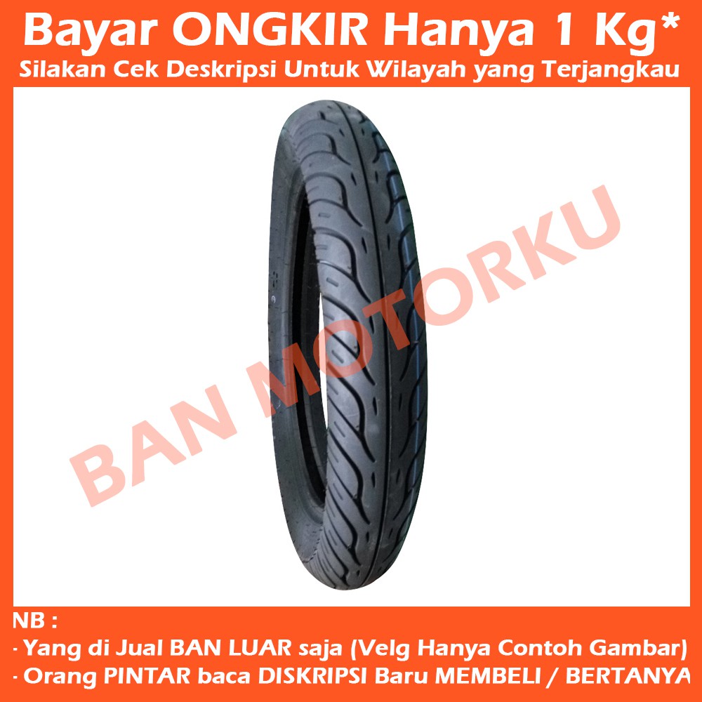AHM Federal KVB 14 Ukuran 80 90 14 Ban Resmi Matic Honda Tubetype Tidak Tubeless