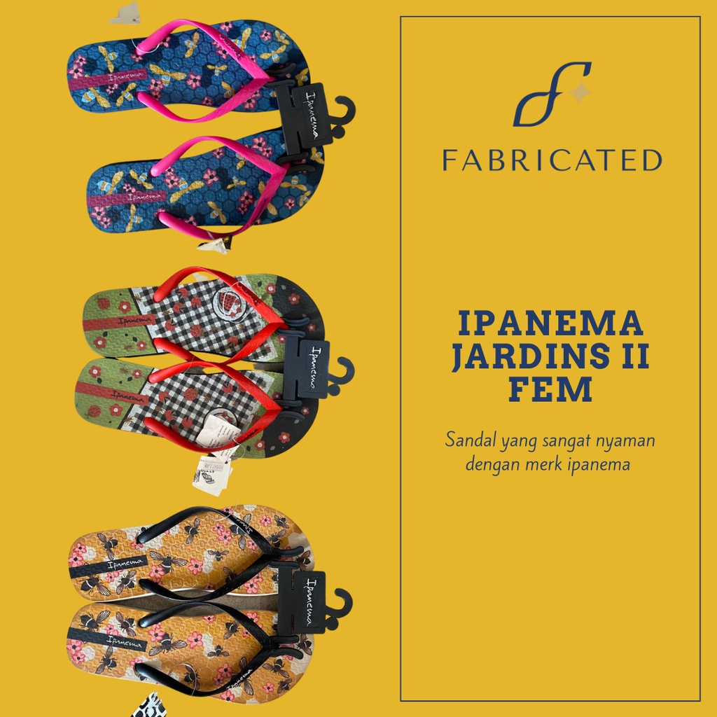 SANDAL JEPIT WANITA IPANEMA JARDINS II FEM / SANDAL FLIPFLOP IPANEMA / SANDAL IPANEMA ORI