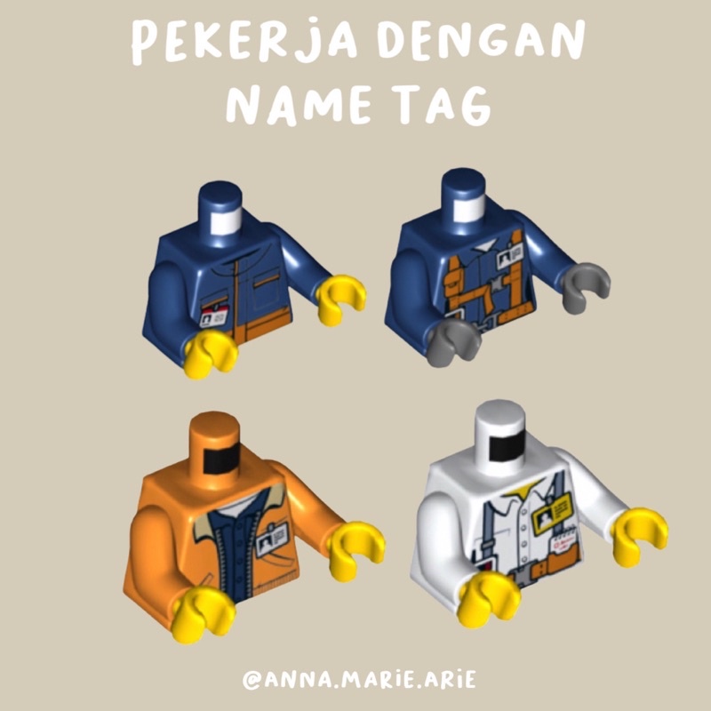 

Lego Body Pekerja Dengan Name Tag