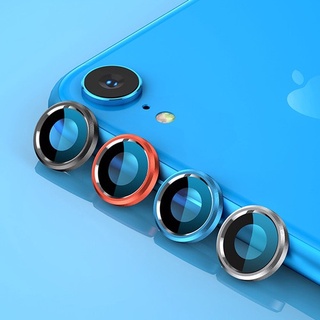 TERMURAH. Pelindung Lensa Kamera Metal iPhone XR ring + lens Tempered Glass Camera Screen Guard Protector Anti Gores Camera Pelindung Kamera XR