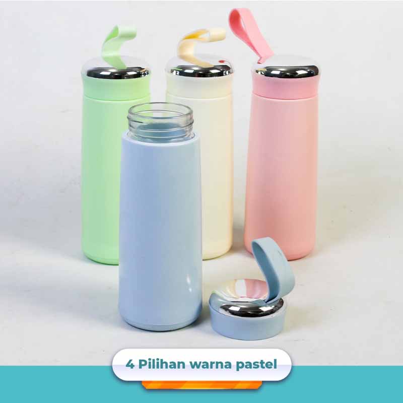 Botol Minum Nice Kaca Anak 400ml / Botol Minum Nice Cantik