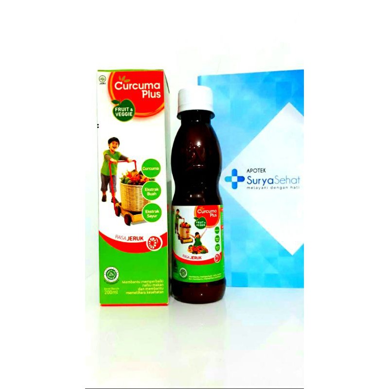 Curcuma Plus Fruit and Veggie 100 atau 200ml
