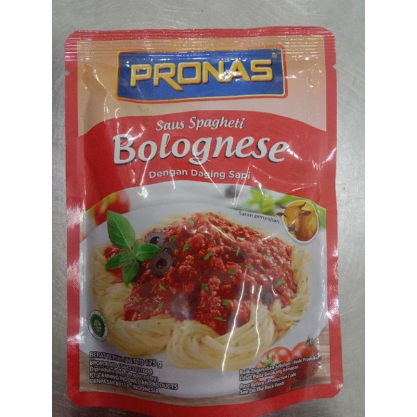 

Pronas Saos Bolognese 175gr