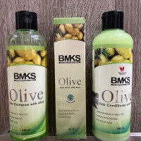 Paket Penyubur Rambut Shampo + Tonic + Kondisioner Ampuh Menumbuhkan Menebalkan | BMKS Olive