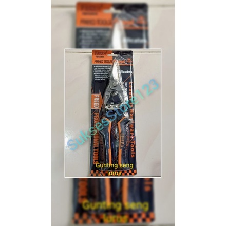 

FREED 10" Gunting Holo / Seng / Baja Ringan / Kawat / Aviation Snip