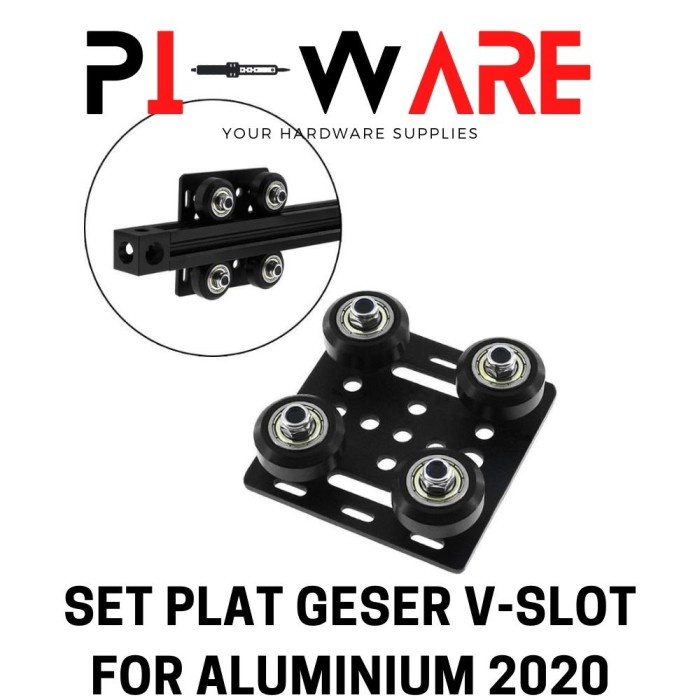 Set Plat Geser For CNC Printer 3D 2020 Openbuild V-Slot Gantry 20mm