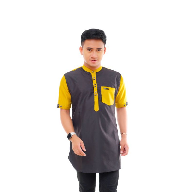 Kurta Terbaru Realpict / Baju muslim Cowok Keren /Koko Terbaru/Kemeja Koko keren