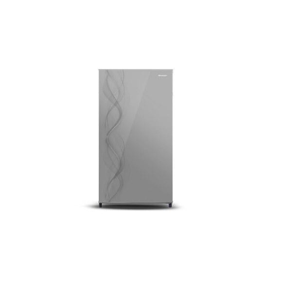 KULKAS 1 PINTU SHARP KIREI AURORA SERIES SJN182D / SJ-N182 D / SJN 182 D / SJ N182 D  (AS) SILVER ( 