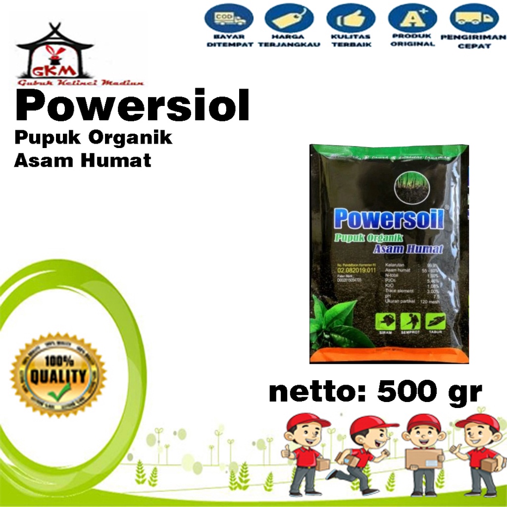 Powersoil 500 Gram Asam Humat Pembenah Tanah