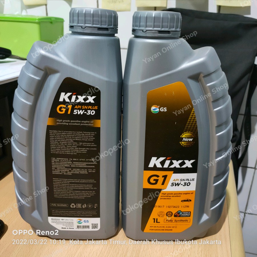 Jual Oli mesin KIXX SAE 5W30 API SN PLUS kemasan 1 liter ORIGINAL ...