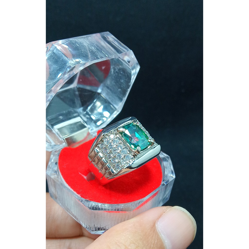 BATU PERMATA GREEN TOPAS ASLI