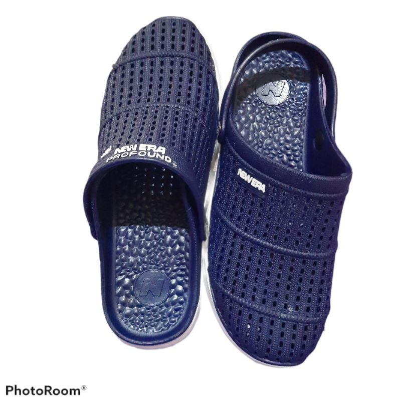 Sepatu sandal pria karet sandal baim pria dewasa merk new era