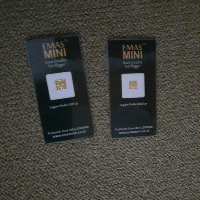 Emas Mini baby gold 0.025gr