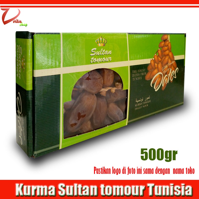 

Kurma Tangkai sultan Tomour golden premium / kurmaTunisia 500 gr / bukan palm fruit