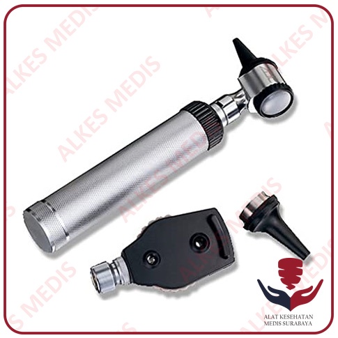 Instrumen Diagnostic Set THT Dental Diagnostik Kit Stainless Steel Instrument Otoscope Otoskop Oftal