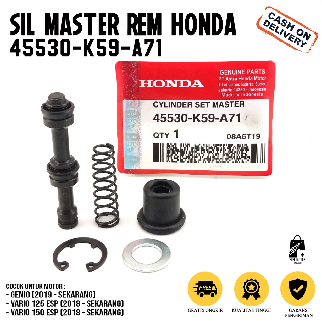 Sil Seal Master Rem Honda Vario 150 eSP | Sil Master Rem Vario 125 eSP |Sil Master Rem Vario 150 | S