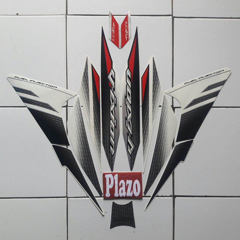 striping stiker yamaha vixion 2014 putih