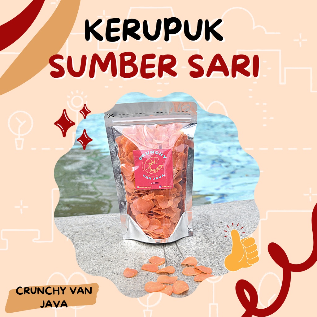 

KERUPUK SUMBER SARI KUNING/ KERUPUK SEBLAK MENTAH by CRUNCHY VAN JAVA