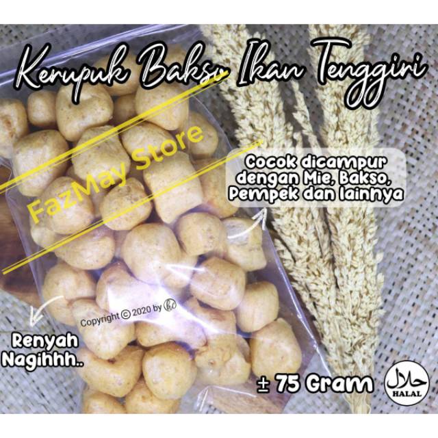 

Kerupuk Bakso Ikan Tenggiri