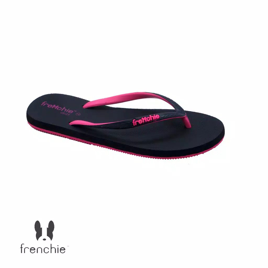 [OBRAL]  Sandal Frenchie Wanita Onyx Cozy Black-Pink