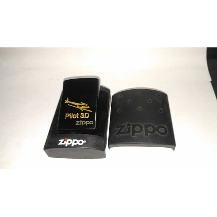 #Korek Api JUAL  Zippo Grafir Pilot 3D KW super
