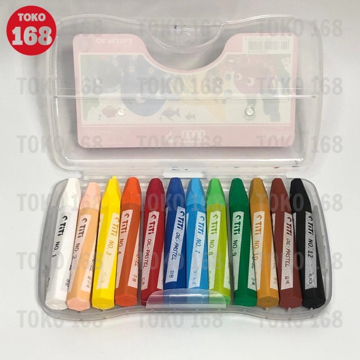 

TITI Oil Pastel / Crayon / Krayon 12 Warna TI-P-12CHC (SET)