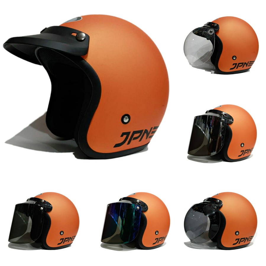 Helm Bogo JPN Retro Orange Doff