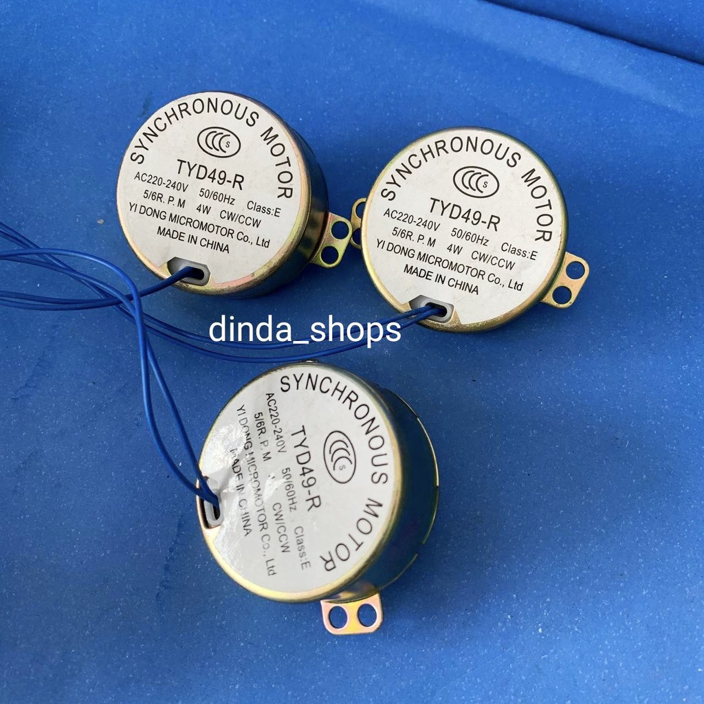 Synchronous Motor Kipas Angin Rotary Rotari Swing Dinamo Kipas 5/6 rpm