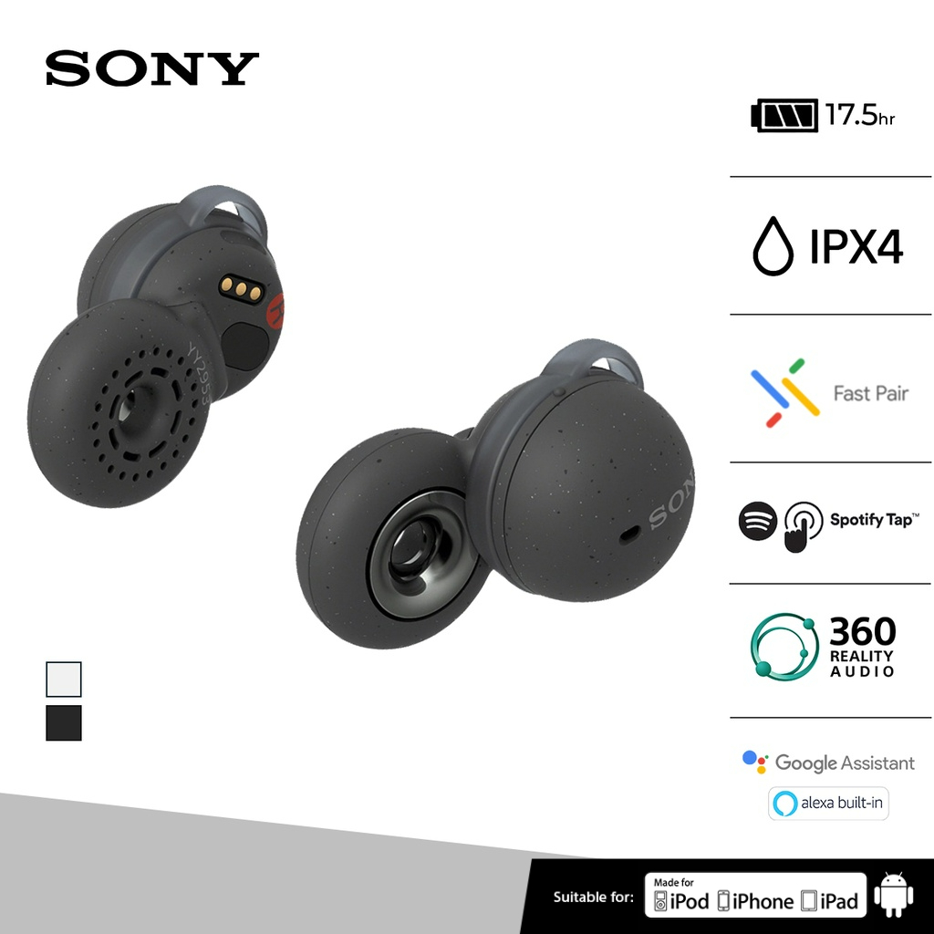 Sony LinkBuds TWS WF-L900 Truly Wireless For Android &amp; IOS - Grey