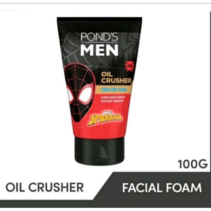 PONDS MEN OIL CRUSHER COOLING FOAM MARVEL SPIDERMAN 100gr