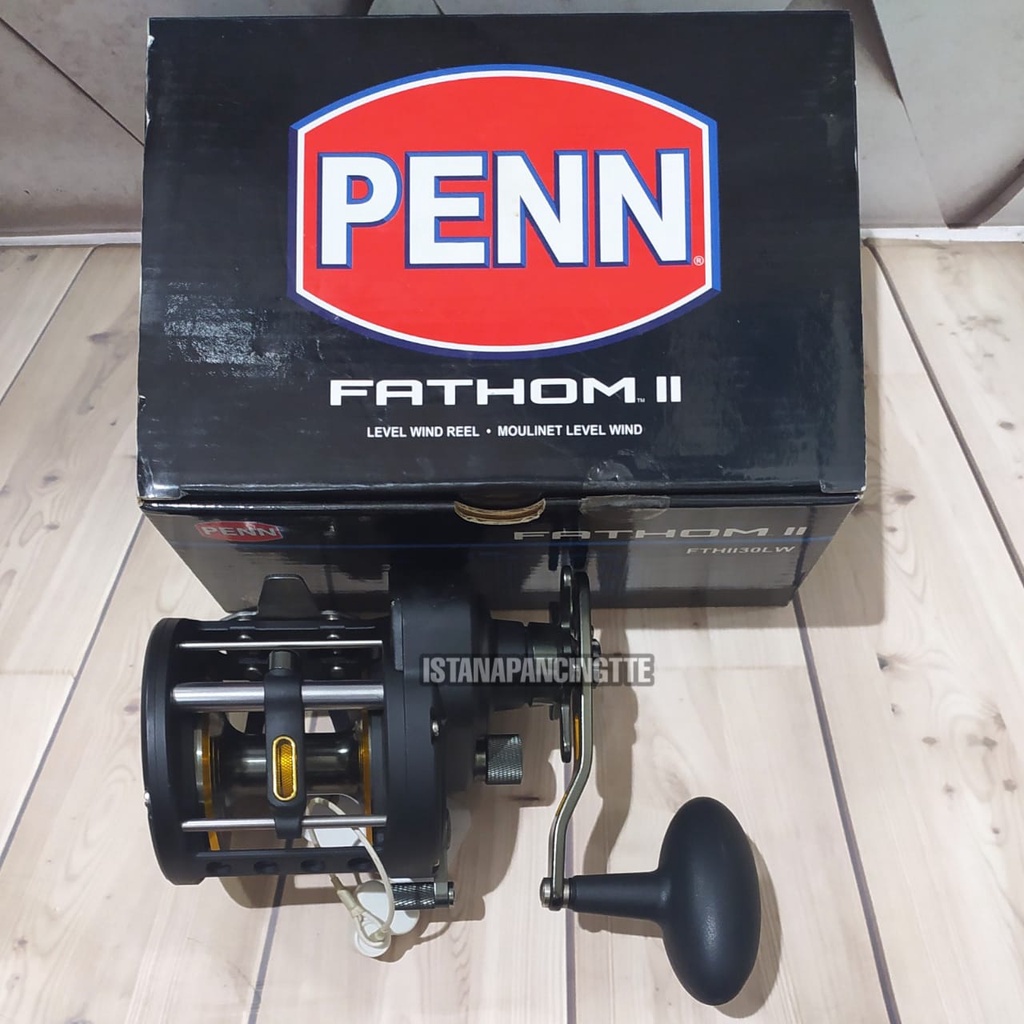 REEL TROLLING PENN FATHOM II FTHII30LW REL PANCING PUTARAN JORAN GULUNGAN SENAR