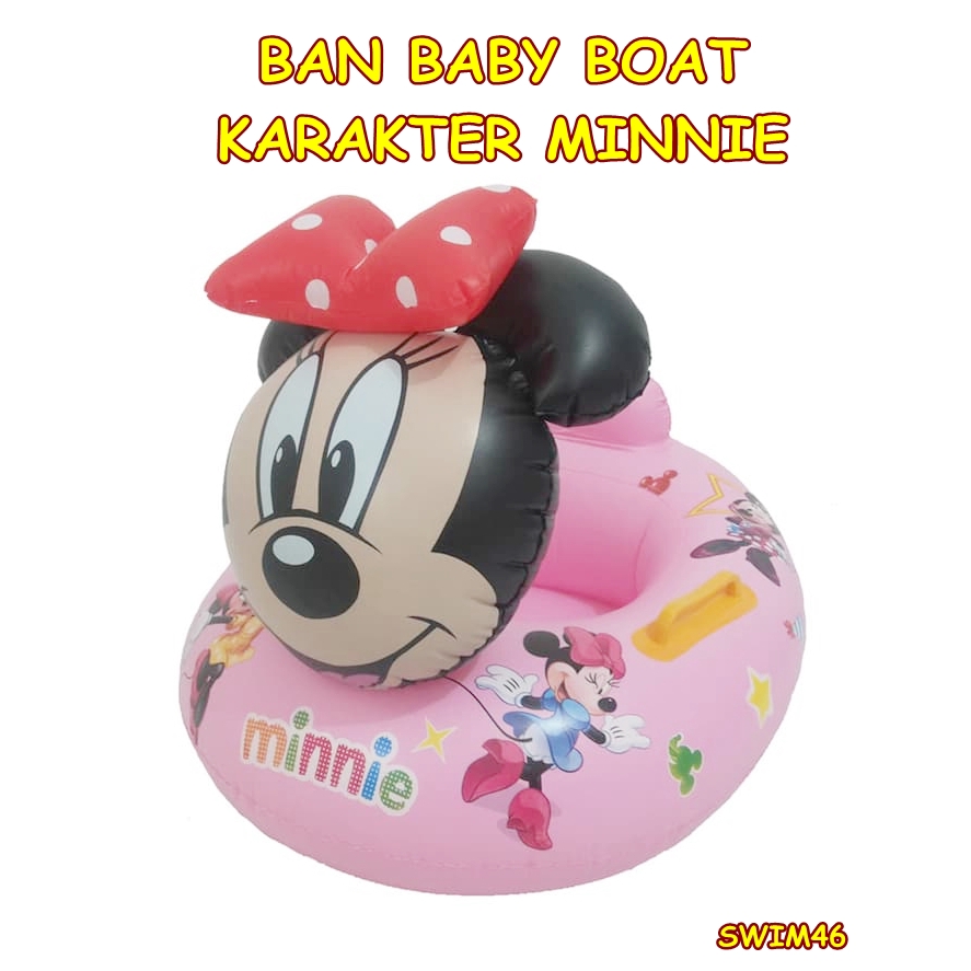 SWIM46 PELAMPUNG ANAK BAN BABY BOAT KARAKTER MINNIE