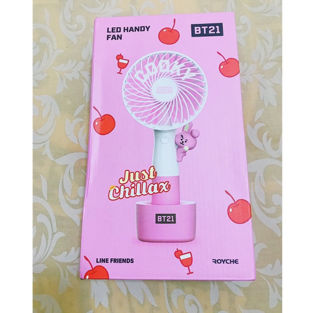 BT21 LED HANDY FAN COOKY