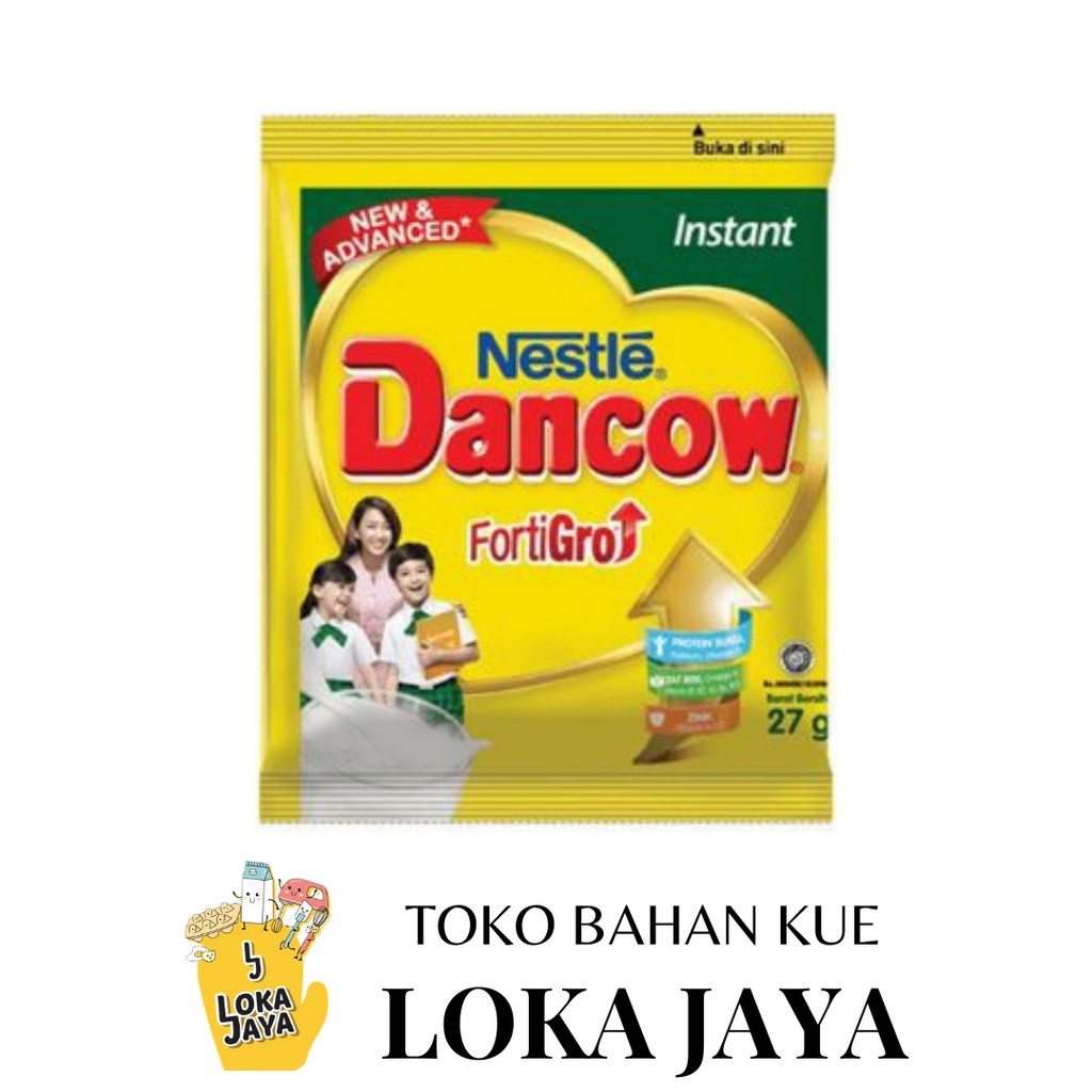 

DANCOW FORTIGRO INSTANT SACHET 27GR (1 RENTENG ISI 10)