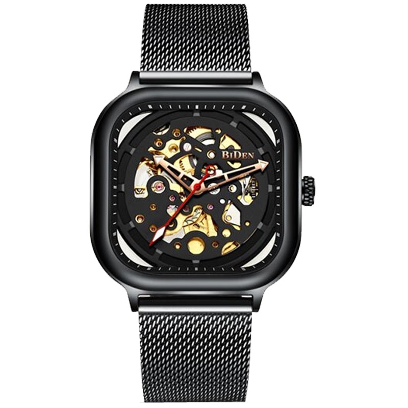 Biden Watch 0196 Matic Black Jam Tangan Original