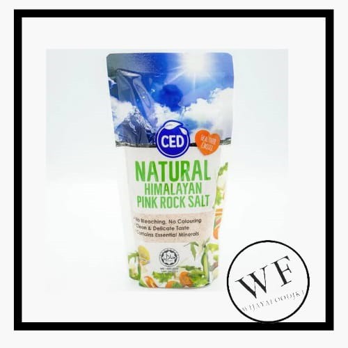 

CED Natural Himalayan Pink Rock Salt / Garam Himalaya 500grm