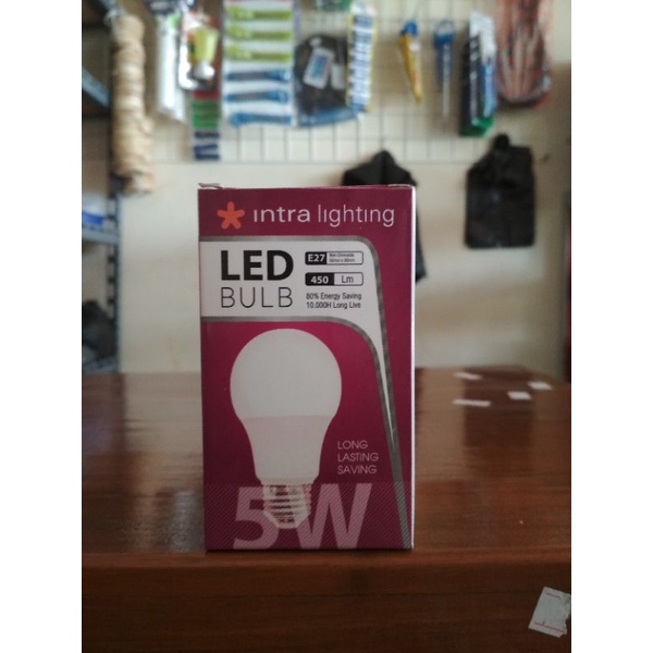 Lampu Intra Lighting LED BULB 5 W garansi resmi 1 tahun
