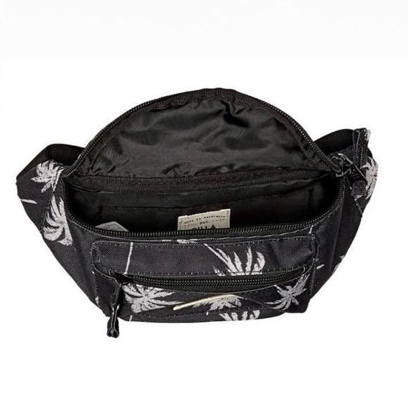 TAS BILLABONG ZIP IT WAIST BAG PACK BLACK ORIGINAL FDHGF4654