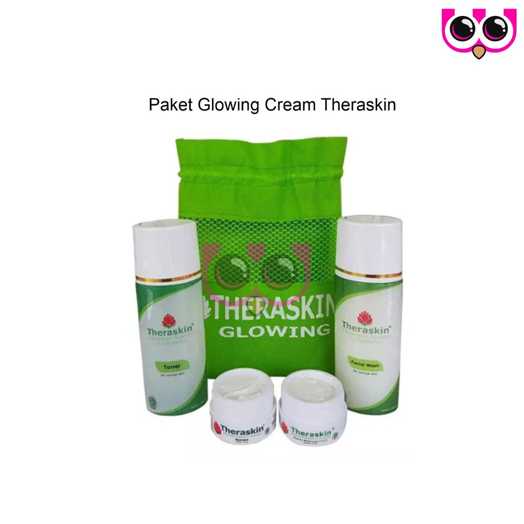 Paket Glowing Cream Theraskin Original Bpom Shopee Indonesia